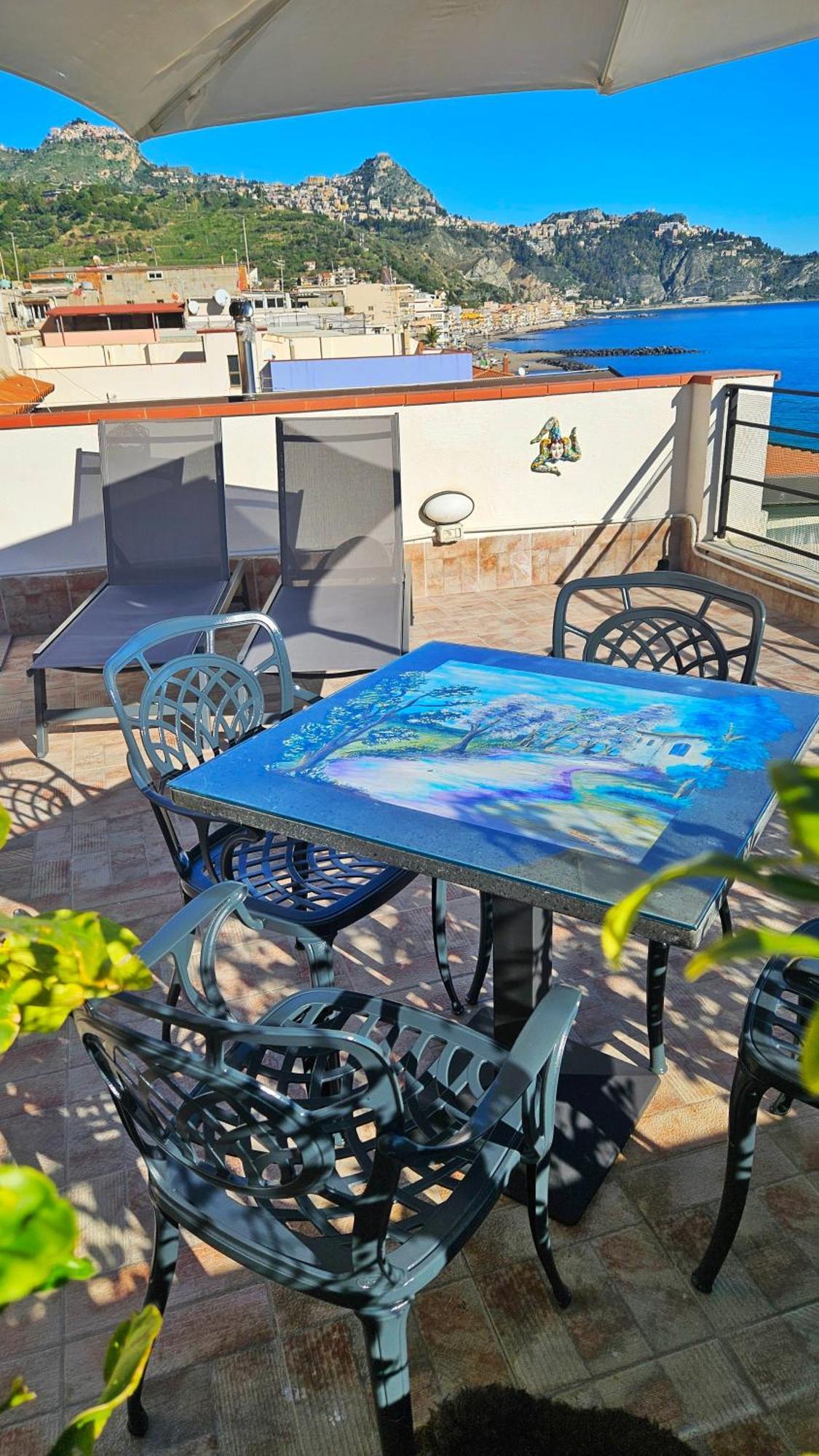 Panoramic Terrace Room Giardini Naxos Ngoại thất bức ảnh